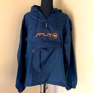 Split Nylon Hoodie